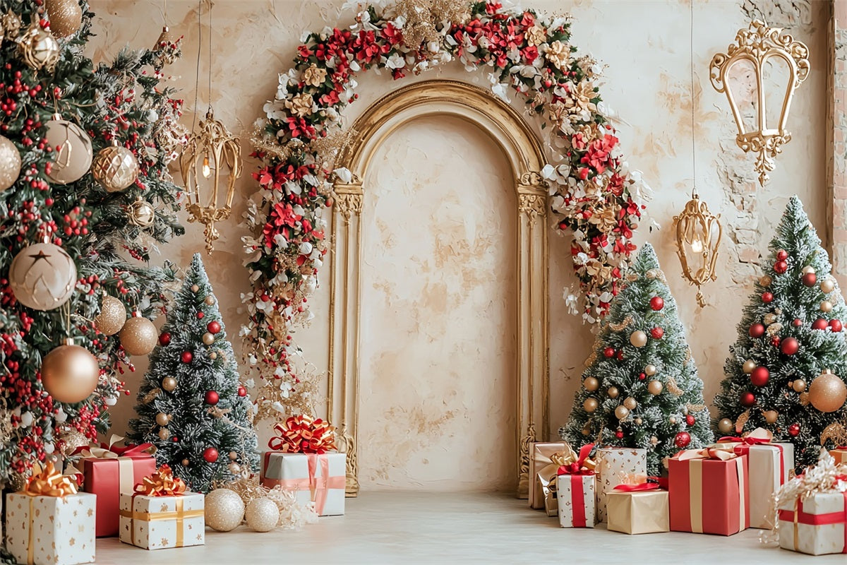 Christmas Backdrop Decoration Ideas Gifts Backdrop BRP10-141