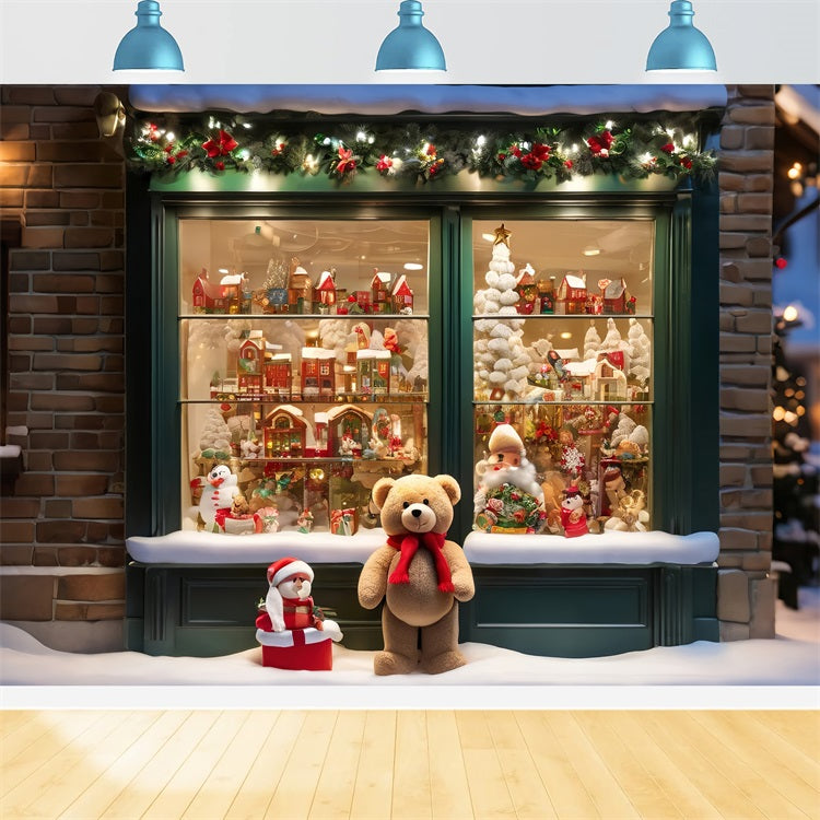 Photo Backdrop For Christmas Window Display Celebrations Backdrop BRP10-159