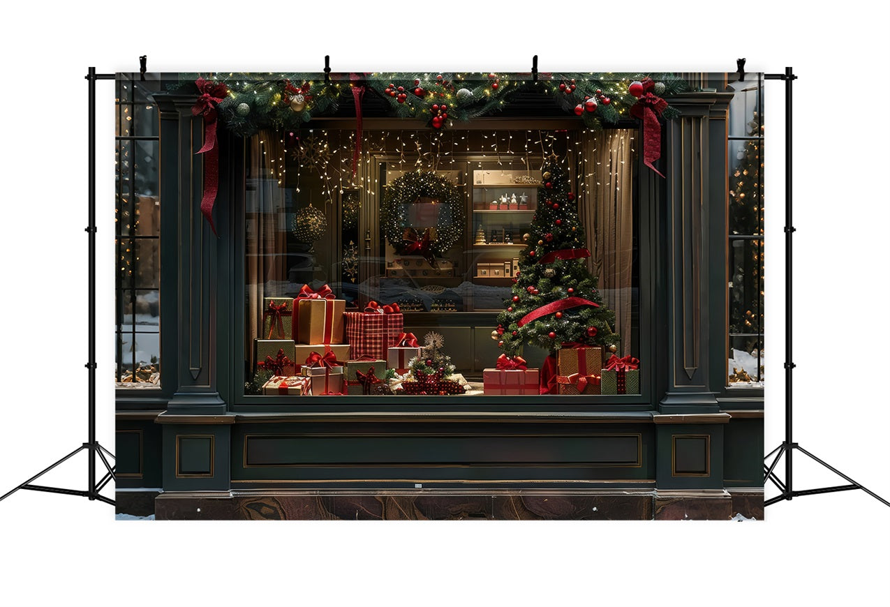 Christmas Backdrop Window Display Decorations Backdrop BRP10-161