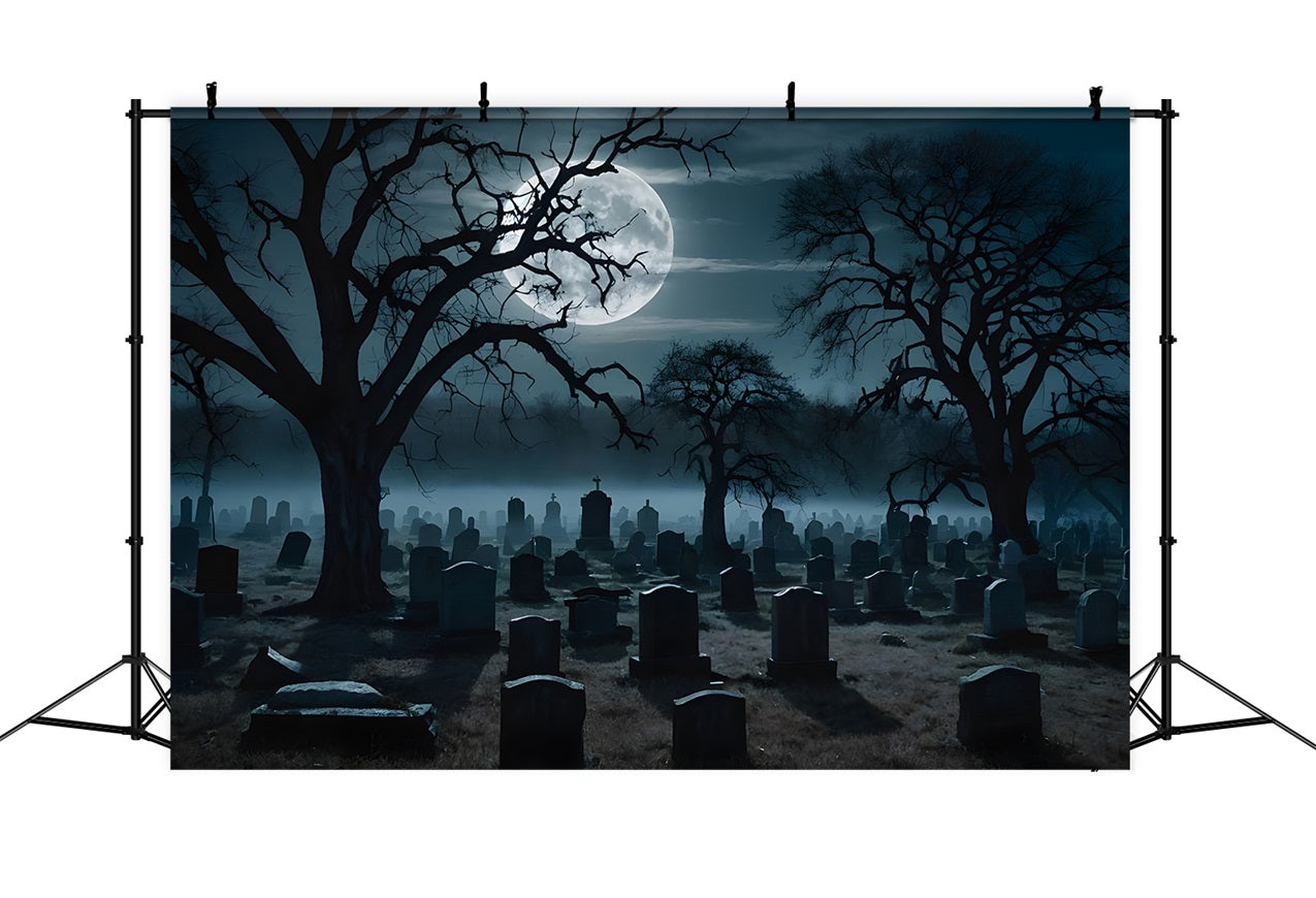 Halloween Photography Backdrops Creepy Graveyard Backdrop BRP10-186