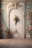 Retro Photography Backdrop Romantic Pink Petals Backdrop BRP10-282