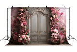 Retro Photography Backdrops Pink Floral Decor Backdrop BRP10-284