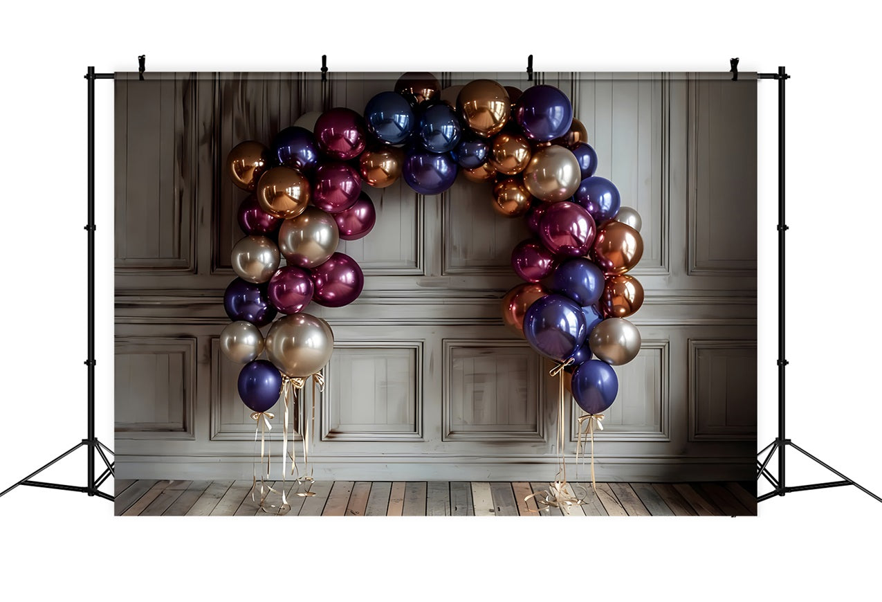 Retro Wall Photo Backdrops Mixed Balloon Display Backdrop BRP10-288