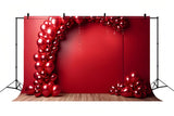 Retro Wall Photography Backdrop Red Balloon Arch Backdrop BRP10-289