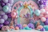 Birthday Backdrops Celebration Stars Balloon Backdrop BRP10-303