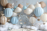 Backdrop Birthday Sky Adventure Hot Air Balloon Backdrop BRP10-310