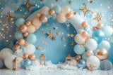 Birthday Backdrop Ideas Star Balloon Arch Backdrop BRP10-316