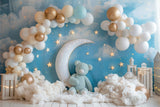 Birthday Backdrop Night Sky Moon Kids Backdrop BRP10-318