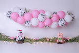 Backdrops For Birthday Farm-Themed Cow Pig Balloon Backdrop BRP10-339