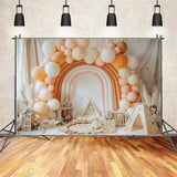 Birthday Photo Backdrop Balloon Rainbow Arch Backdrop BRP10-352