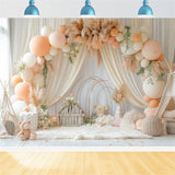 Diy Birthday Photo Backdrop Balloon Arch Pampas Backdrop BRP10-353