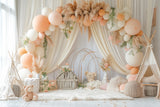 Diy Birthday Photo Backdrop Balloon Arch Pampas Backdrop BRP10-353