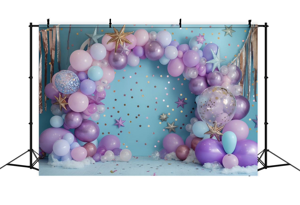 Backdrops For Birthday Party Starry Night Balloon Backdrop BRP10-360