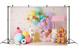 1st Birthday Backdrop Confections Ice Cream Donuts Backdrop BRP10-369