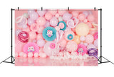 Birthday Photoshoot Backdrop Owl-Inspired Balloon Backdrop BRP10-370