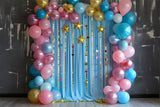 Photography Birthday Backdrops Stars Balloons Arch Backdrop BRP10-374