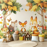 Backdrop For Birthday Forest Animals Kids Backdrop BRP10-395