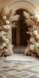 Boho Archway Sweep Floral Decor Photography Backdrop BRP10-567