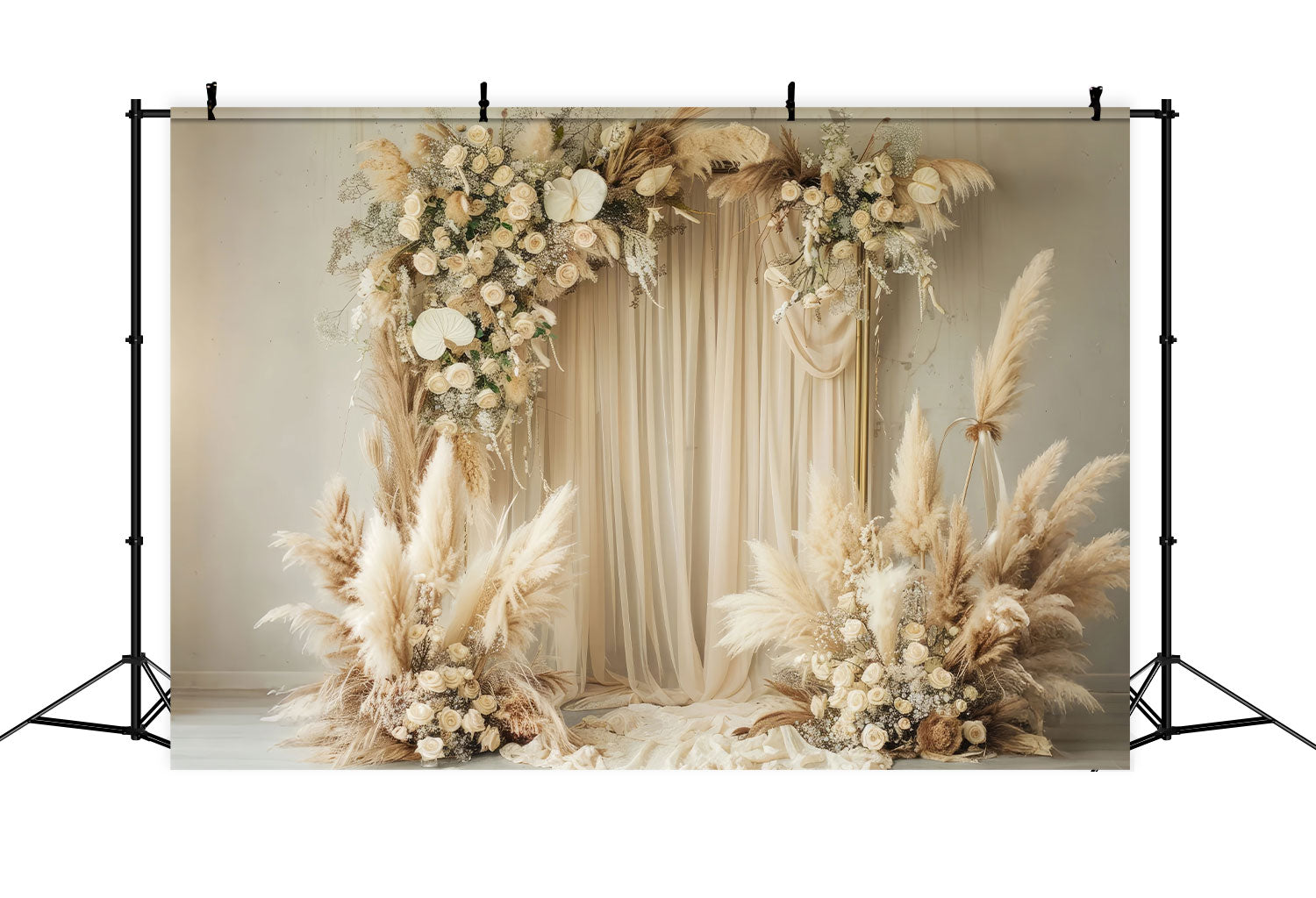 Boho Backdrop Diy Draped Floral Arch Backdrop BRP10-580