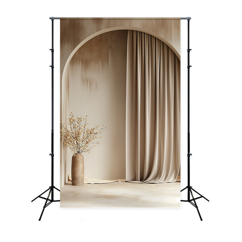 Bohemian Backdrop Vintage Arch Draped Curtain Backdrop BRP10-605