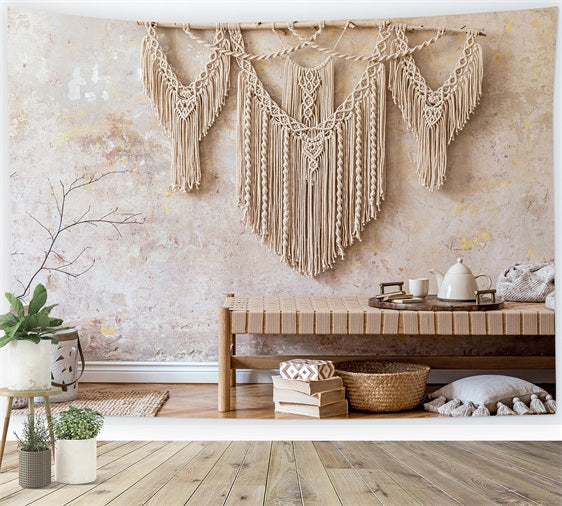 Bohemian Backdrop Wall Hanging Macramé Decor Backdrop BRP10-608