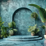 Bohemian Wall Decor Backdrop Archway Tropical Plants Backdrop BRP10-611