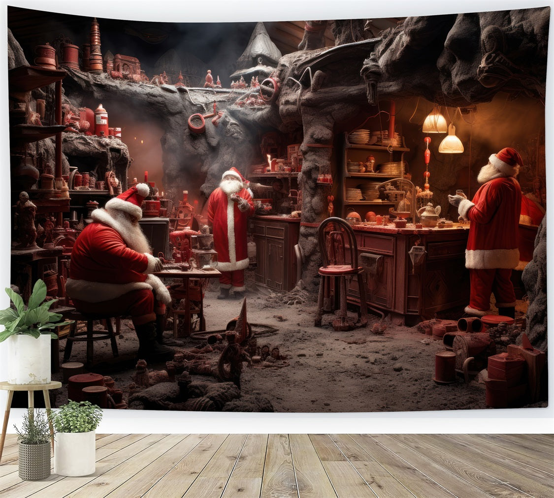 Christmas Photography Backdrops Workshop Santa's Tree Backdrop BRP10-618