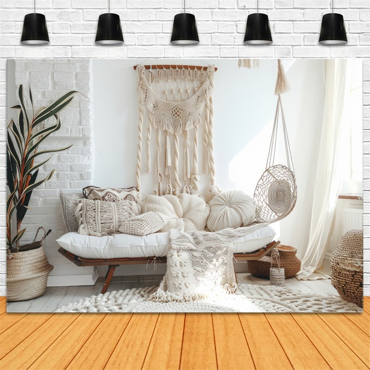 Boho Inspired Room Woven Wall Art Backdrop BRP10-83