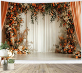 Elegant Bohemian Wedding Floral Arch Backdrop BRP10-91