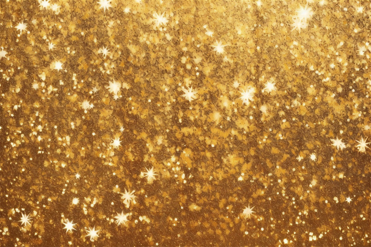 Christmas Photo Backdrop Gold Glitter Glow Bokeh Backdrop BRP11-137