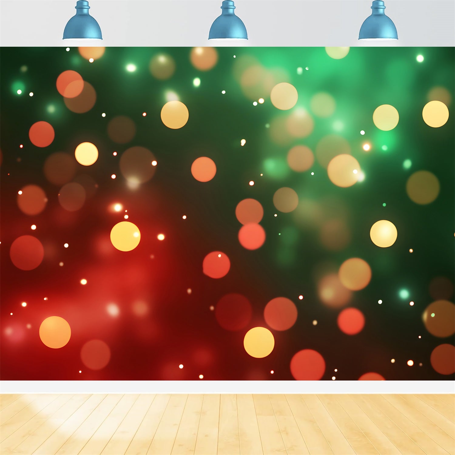 Christmas Photography Backdrops Bokeh Light Holiday Backdrop BRP11-139