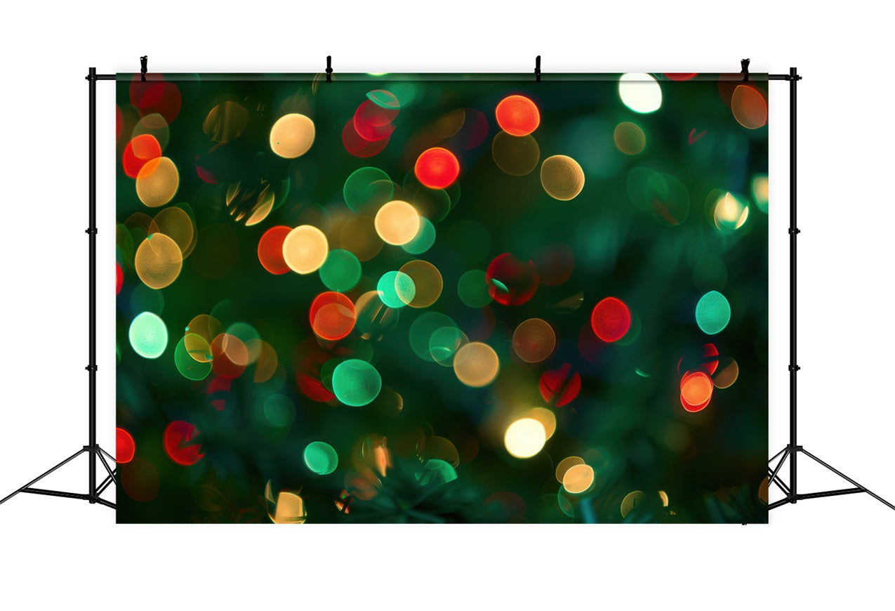 Backdrop Christmas Multicolor Bokeh Shimmer Backdrop BRP11-141