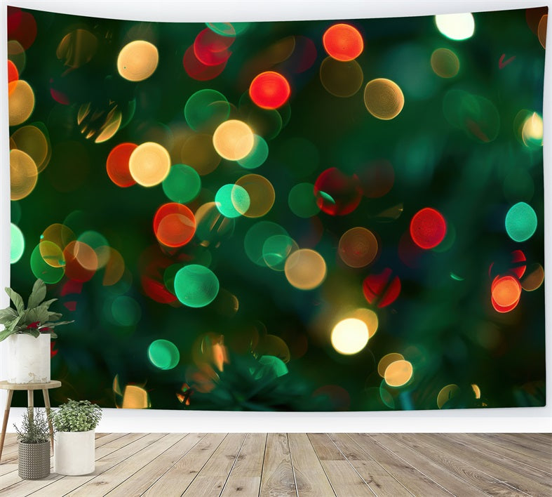 Backdrop Christmas Multicolor Bokeh Shimmer Backdrop BRP11-141