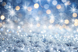 Backdrops Christmas Frozen Light Sparkling Snow Bokeh Backdrop BRP11-148