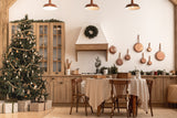 Christmas Kitchen Backdrops Country Tree Scene Backdrop BRP11-186