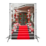 Christmas Party Backdrop Nutcracker Entrance Decor Backdrop BRP11-236