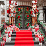 Christmas Party Backdrop Nutcracker Entrance Decor Backdrop BRP11-236