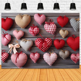 Backdrop For Valentines Day Hearts Bow Accent Backdrop BRP11-297