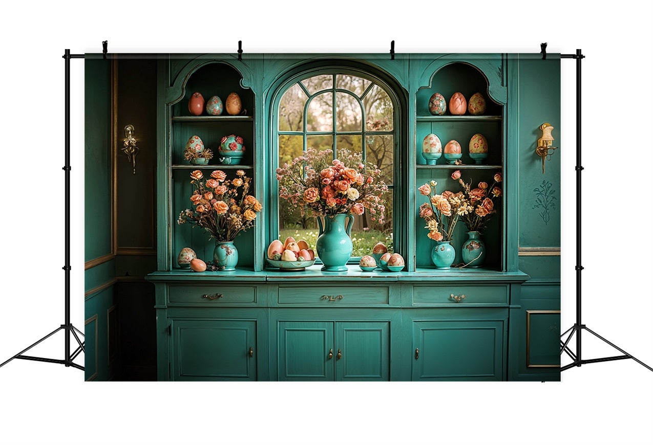 Easter Backdrop Pictures Kitchen Cabinet Egg Decor Backdrop BRP11-346