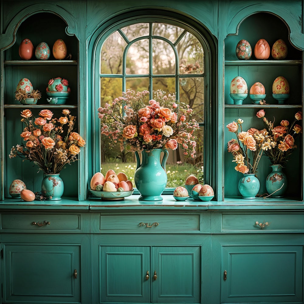 Easter Backdrop Pictures Kitchen Cabinet Egg Decor Backdrop BRP11-346