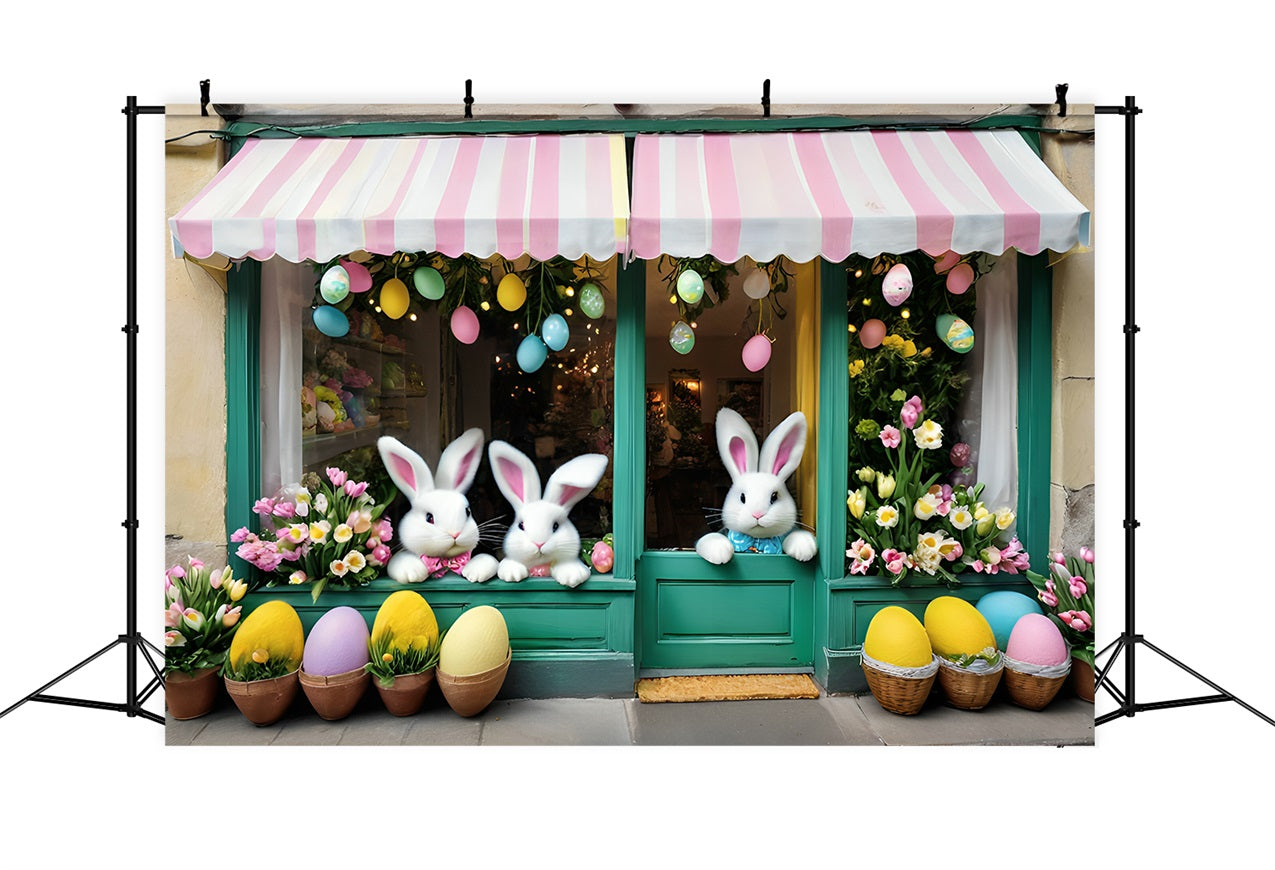 Easter Backdrop Ideas Tulips Window Bunny Backdrop BRP11-371