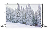 Winter Wonderland Photo Backdrop Snow-Covered Backdrop BRP11-5