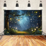 Spring Backdrops Lantern Glow Starry Forest Backdrop BRP11-507