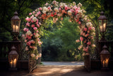 Spring Backdrop Photography Rose Garden Arch Backdrop BRP11-521