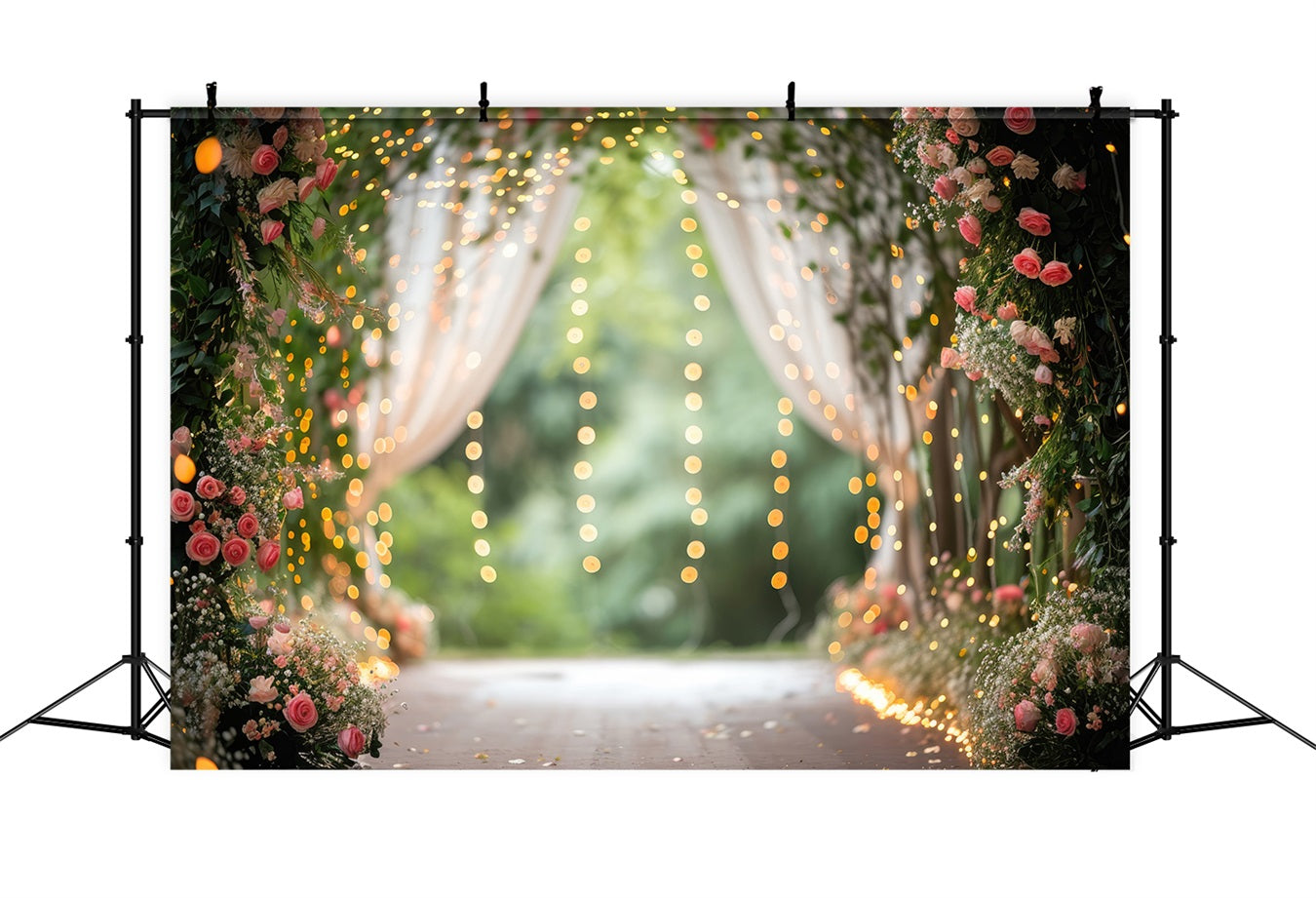 Backdrops For Spring Floral Archway Wedding Backdrop BRP11-545