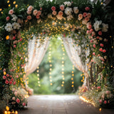 Backdrops For Spring Floral Archway Wedding Backdrop BRP11-545