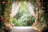 Backdrops For Spring Floral Archway Wedding Backdrop BRP11-545