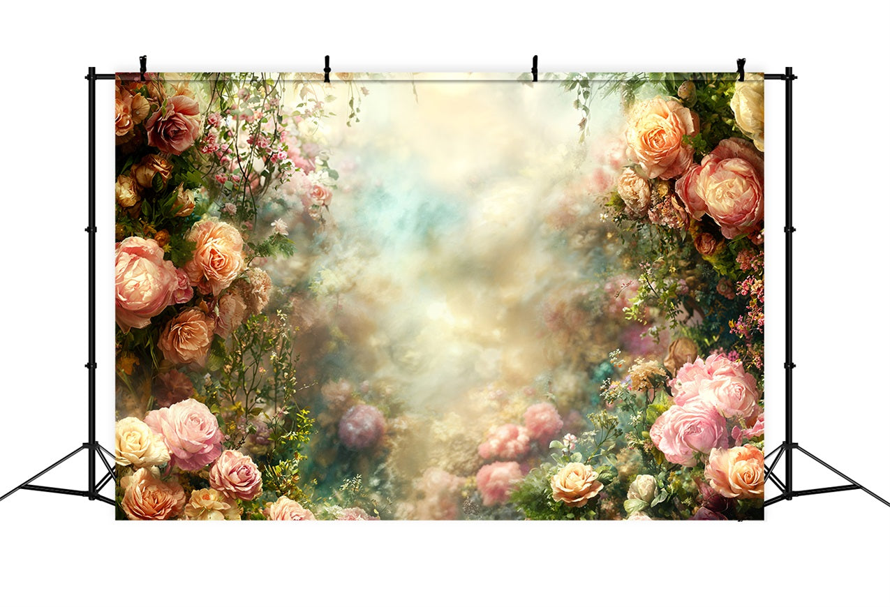 Vintage Backdrop Photography Floral Design Elegance Backdrop BRP11-552