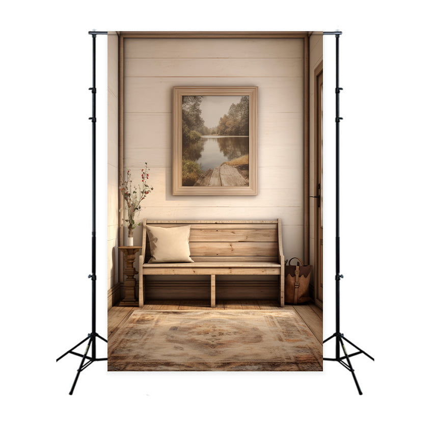 Vintage Photography Backdrop Minimalist Room Artwork Decor Backdrop BRP11-574