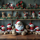 Professional Christmas Backdrops Santa's Workshop Companion Backdrop BRP11-76